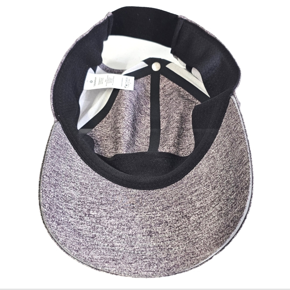 Lululemon Women's OS Baller Hat Run Ponytail Heathered Gray Soft Packable Hat - Picture 10 of 13
